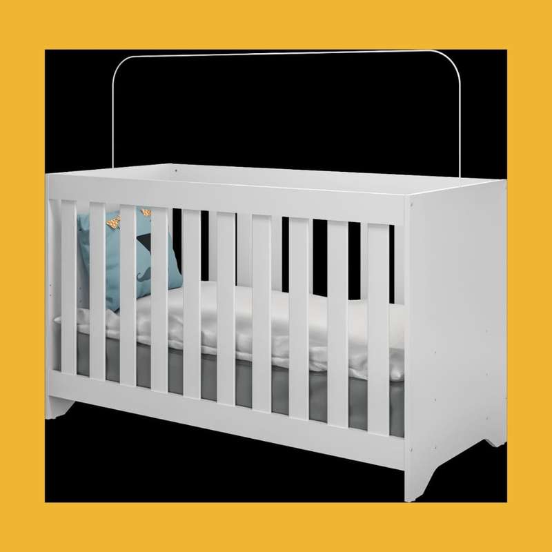 Baby Modern Cot Crib Bed 3 In 1