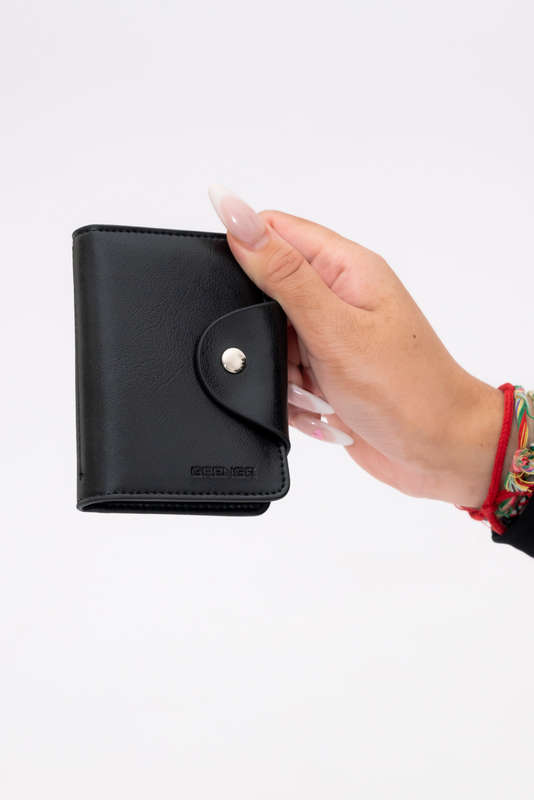 Black Credit Card Sleeve Wallet