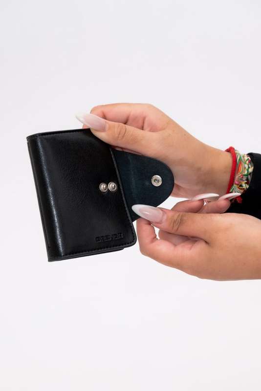 Black Credit Card Sleeve Wallet