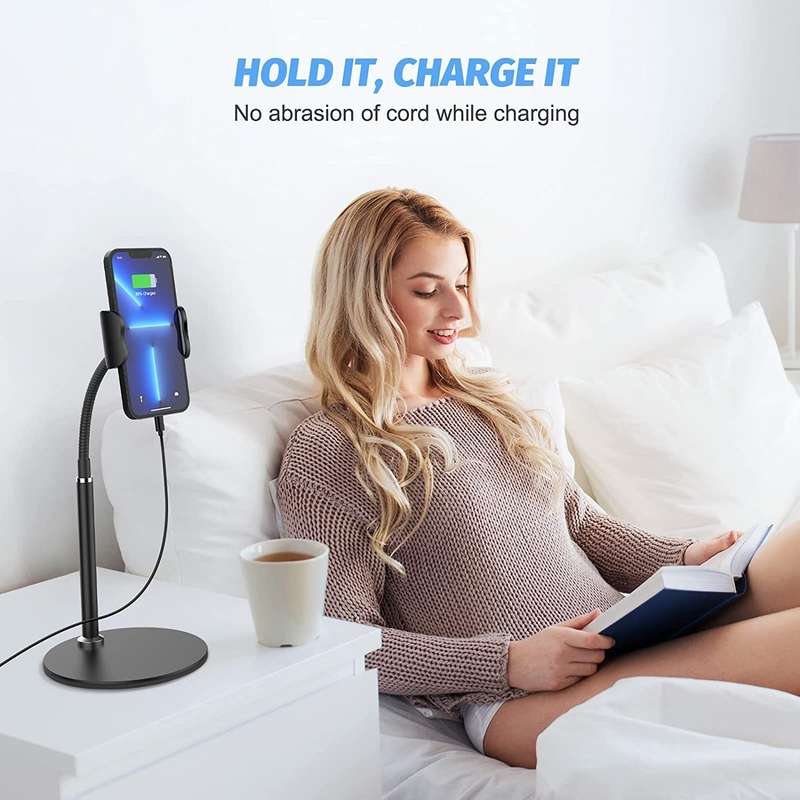 Gooseneck Cell Phone Stand Holder, 360°Flexible