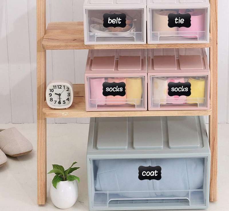Waterproof Universal Chalkboard Labels Sticker For Kitchen & Pantry With Pen
