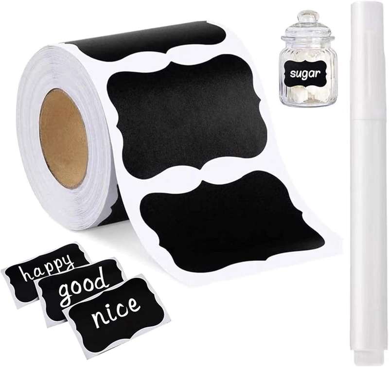 Waterproof Universal Chalkboard Labels Sticker For Kitchen & Pantry With Pen