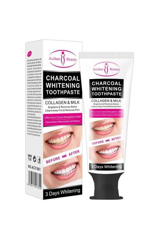 Charcoal Teeth Whitening Toothpaste 100ml