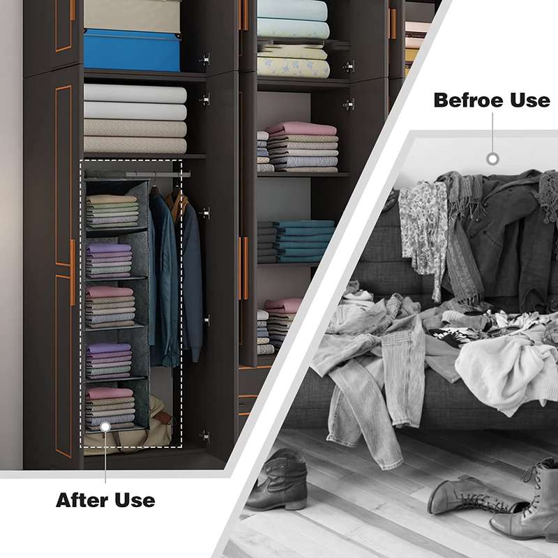 Hanging Shelf 5 Tier For Closet