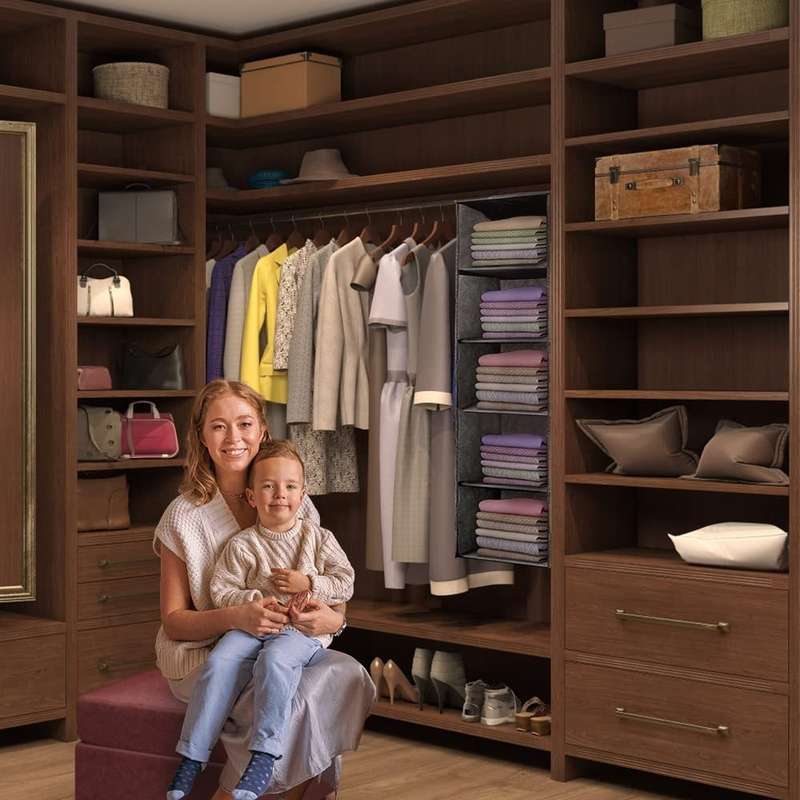 Hanging Shelf 5 Tier For Closet