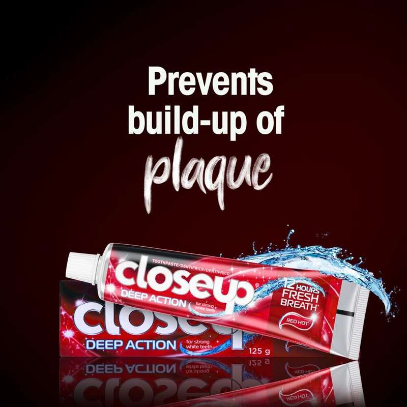 CloseUp Red Hot Whitening Gel Toothpaste 125g