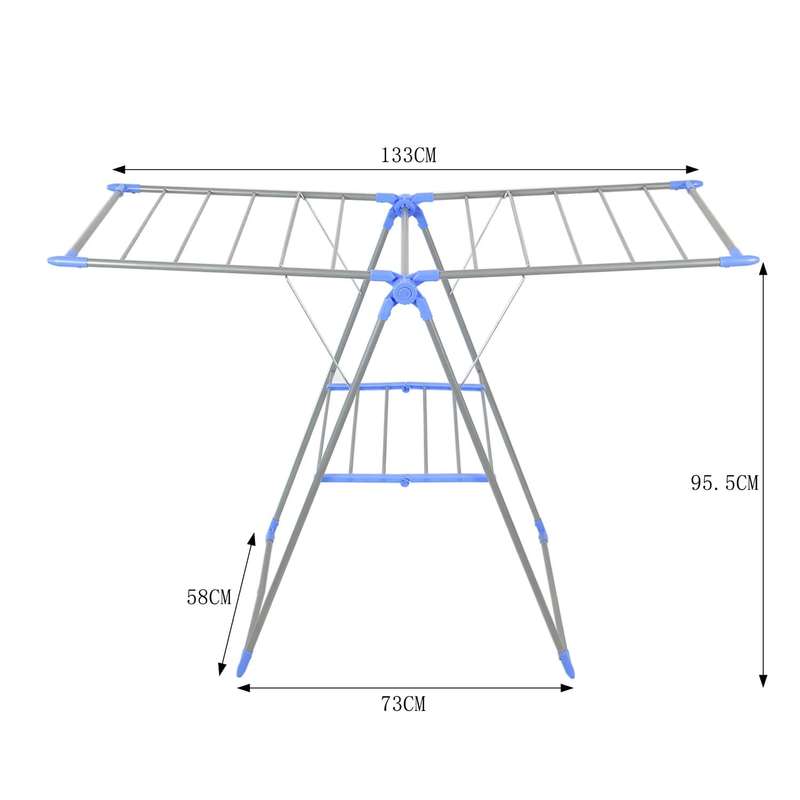 Collapsible Clothes Drying Rack
