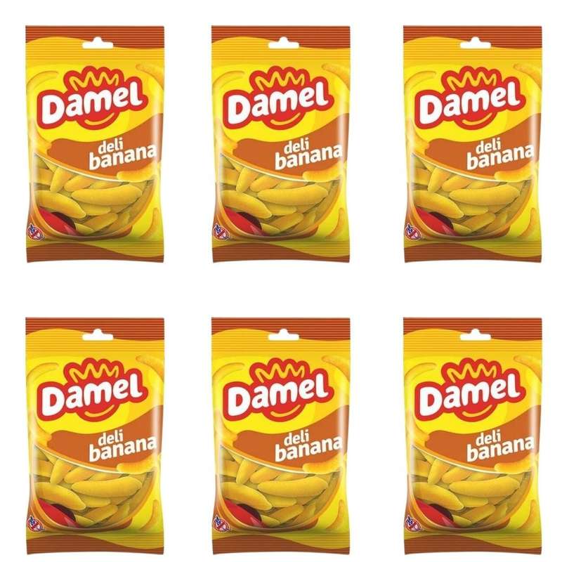 Damel Deli Banana 80g Pack Of 6