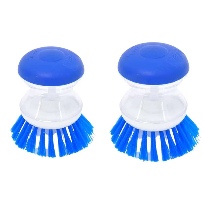 Dish Brush with Soap Dispenser Pack Of 2