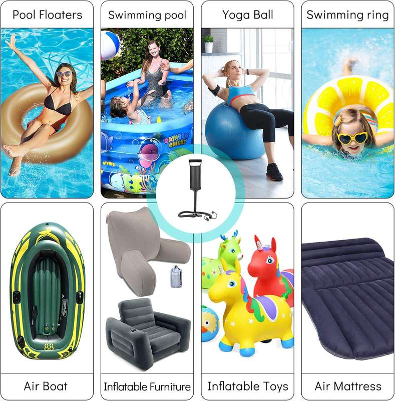 Double Quick Air Pump For Inflatable Pools Accessories