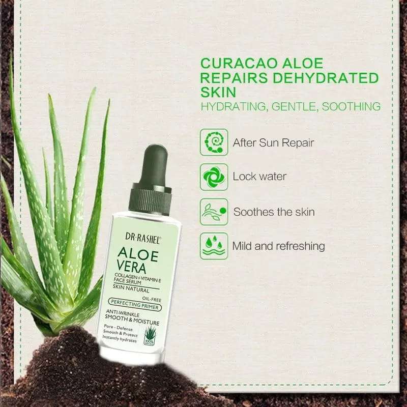 Dr Rashel Aloe Vera Collagen + Vitamin E Face Serum Perfecting Primer 50ml