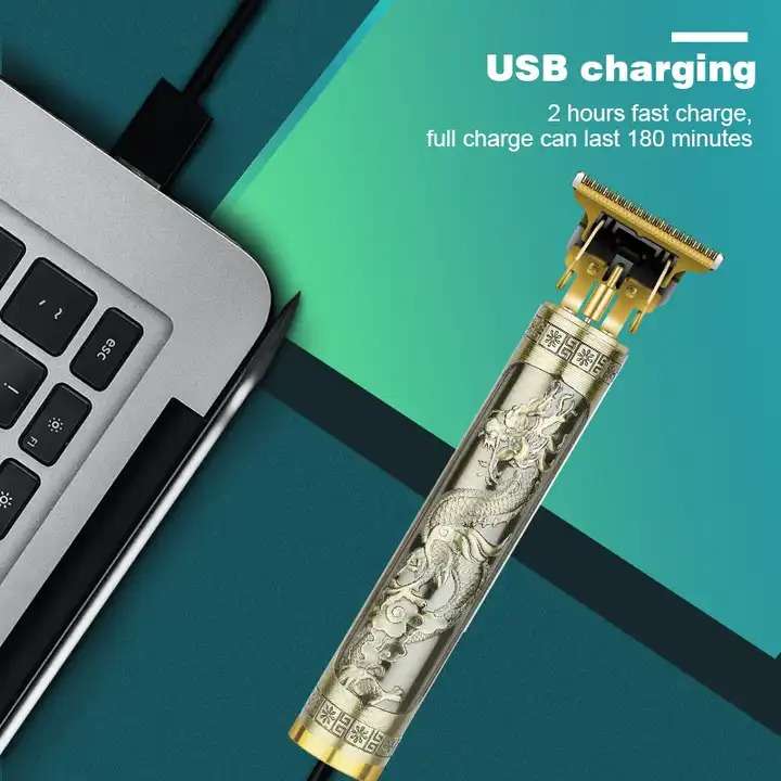 Elite Gold Electric Hair Clipper Shaver Beard Grooming Set