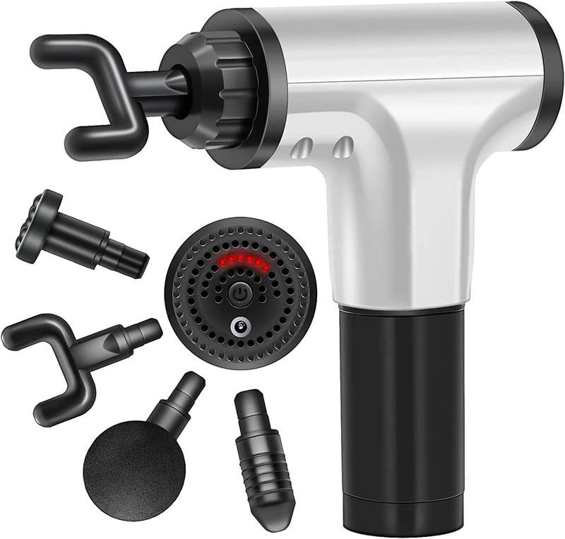 Massager With 4 Massage Tips 6 Speed