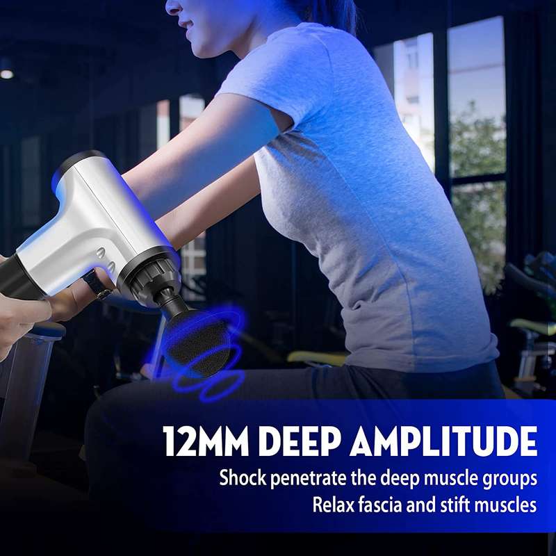 Massager With 4 Massage Tips 6 Speed