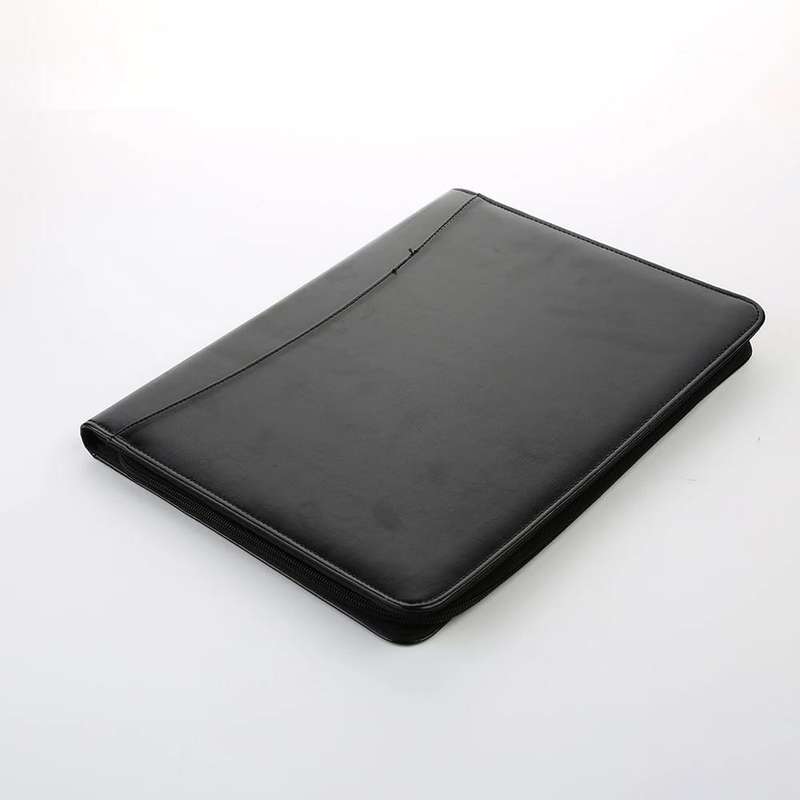 Fino Faux leather Portfolio With Calculator & A4 Exam Pad Zipper Closure