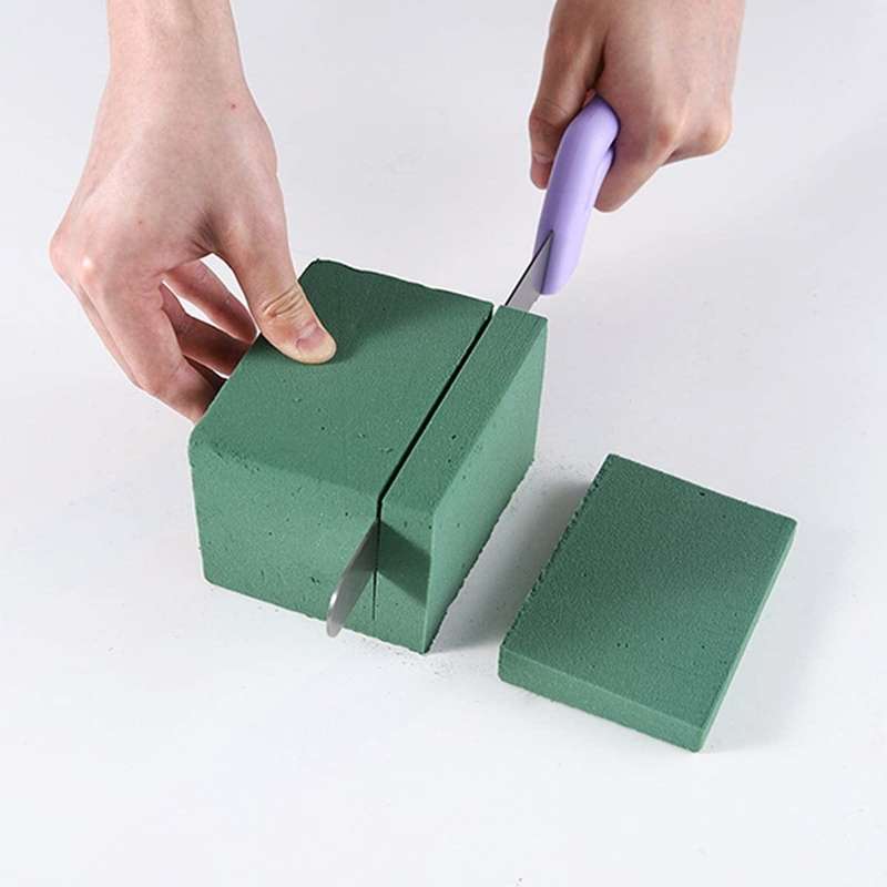 Green Floral Foam Brick - Pack Of 4 (22cm X 7,5cm X 10cm)