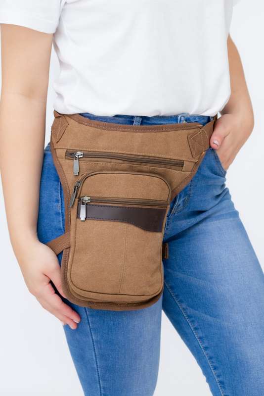 Forever Canvas Cross Body Luxury Travel Sling Leg Bag