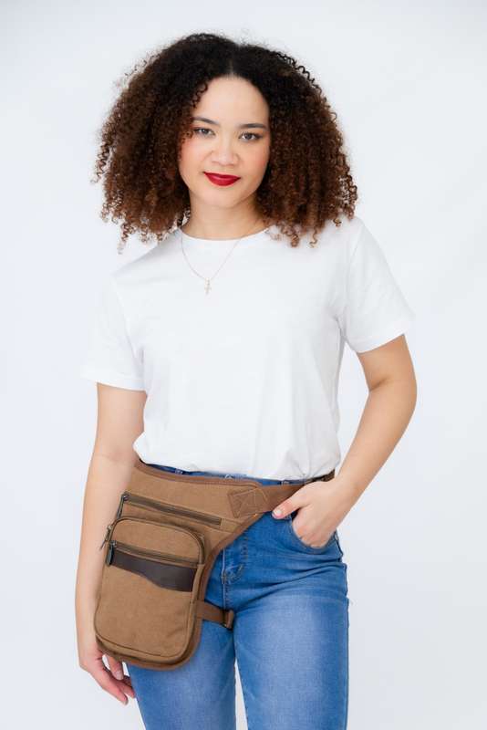 Forever Canvas Cross Body Luxury Travel Sling Leg Bag