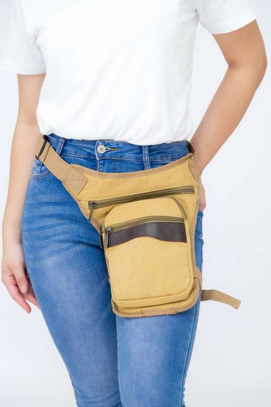 Forever Canvas Cross Body Luxury Travel Sling Leg Bag