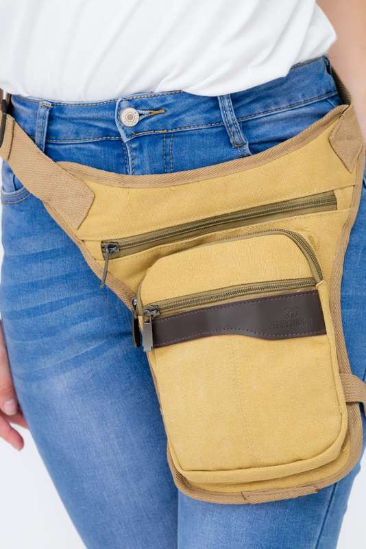 Forever Canvas Cross Body Luxury Travel Sling Leg Bag