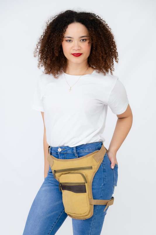 Forever Canvas Cross Body Luxury Travel Sling Leg Bag