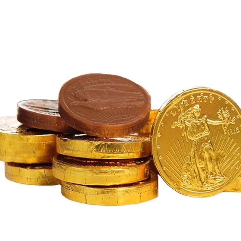 20 Gold Chocolate Coins 2 Bags