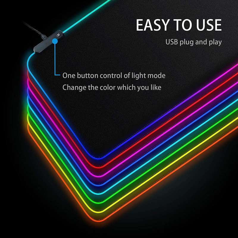 Gaming Mouse Pad Large RGB 800mm X 300mm