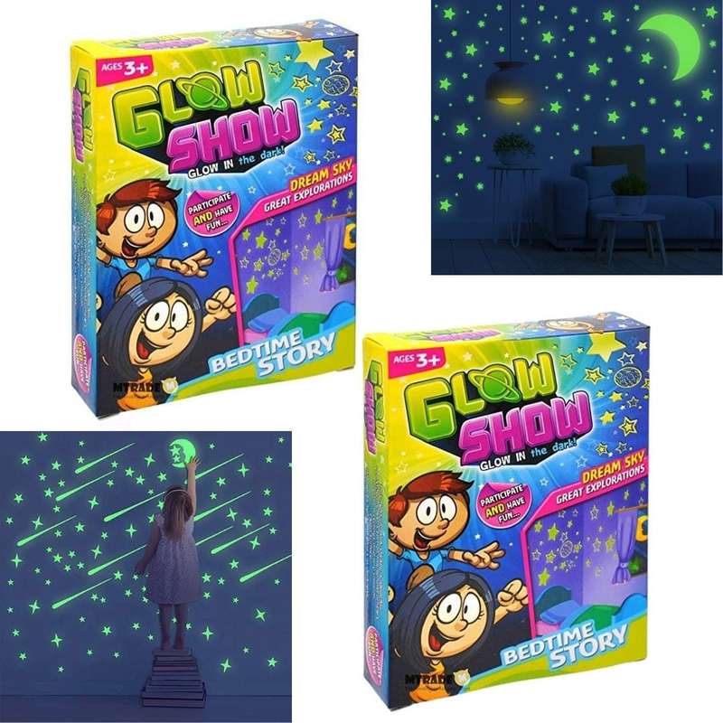 Glow In The Dark Stickers 2 Box Of 12