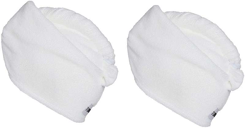 PACK OF 2-Twist Microfiber Hair Towel Wrap for Women
