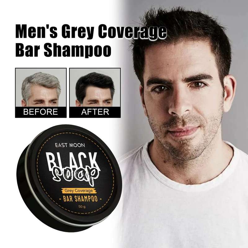 Hair & Beard Darkening Shampoo Bar For Men & Women 50g