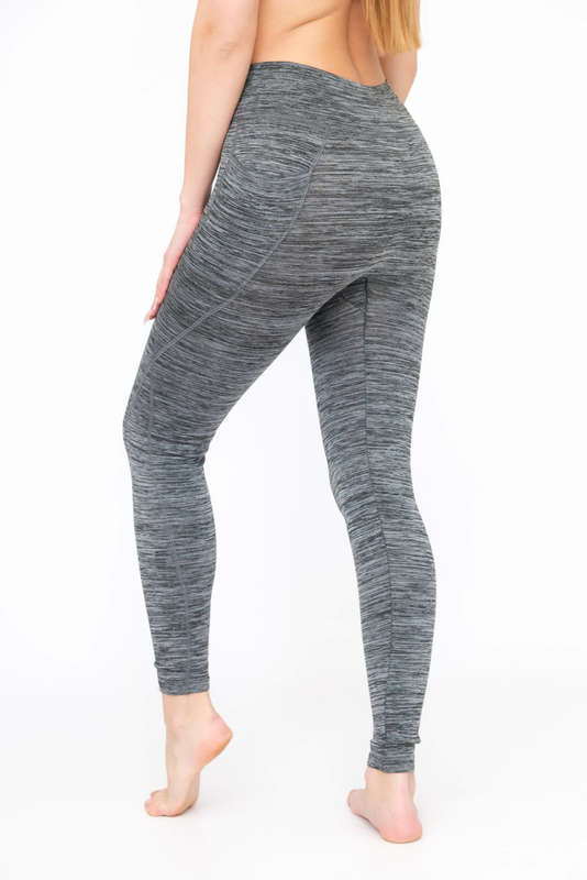 High Waist Sports Fitness Leggings With Pockets