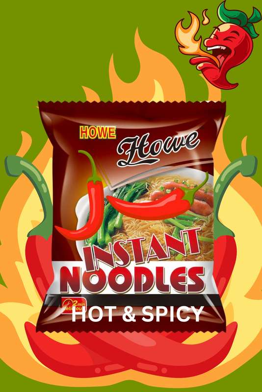 2 Minute Noodles Howe Hot & Spicy 75g