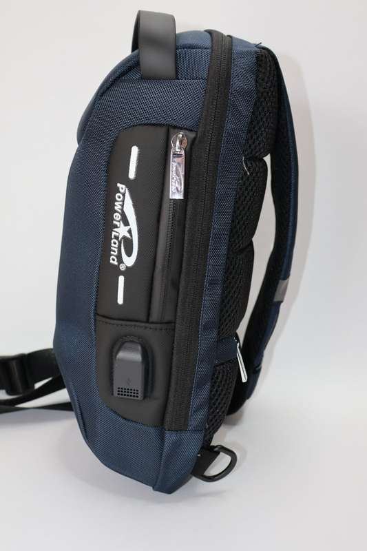 Anti Theft Sling Crossbody Bag Shoulder Backpack with USB Charging Port Waterproof Chest Bags Cas...