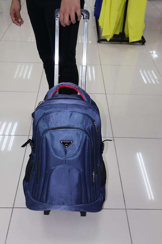 PRASDOS Maxi Trolley Backpack School Bag - Travel Bag 60cm X 40cm With Multiple Compartments