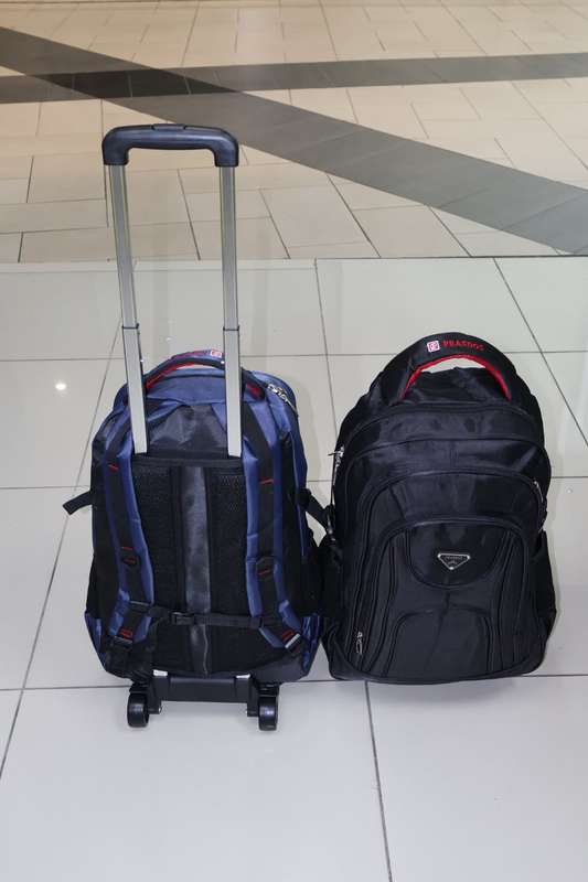 PRASDOS Maxi Trolley Backpack School Bag - Travel Bag 60cm X 40cm With Multiple Compartments