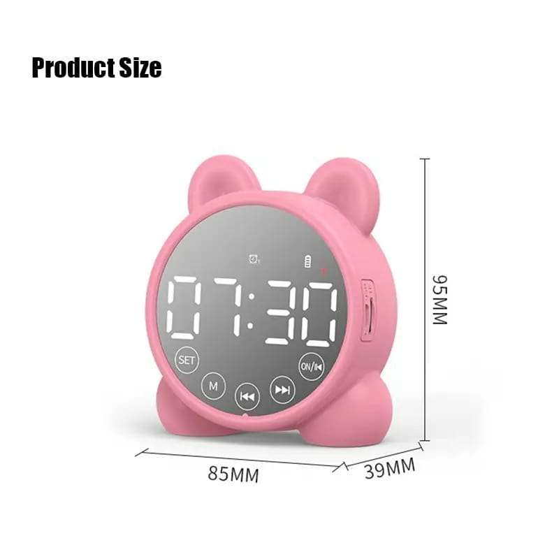 Bluetooth MP3 Alarm Clock with LCD Display