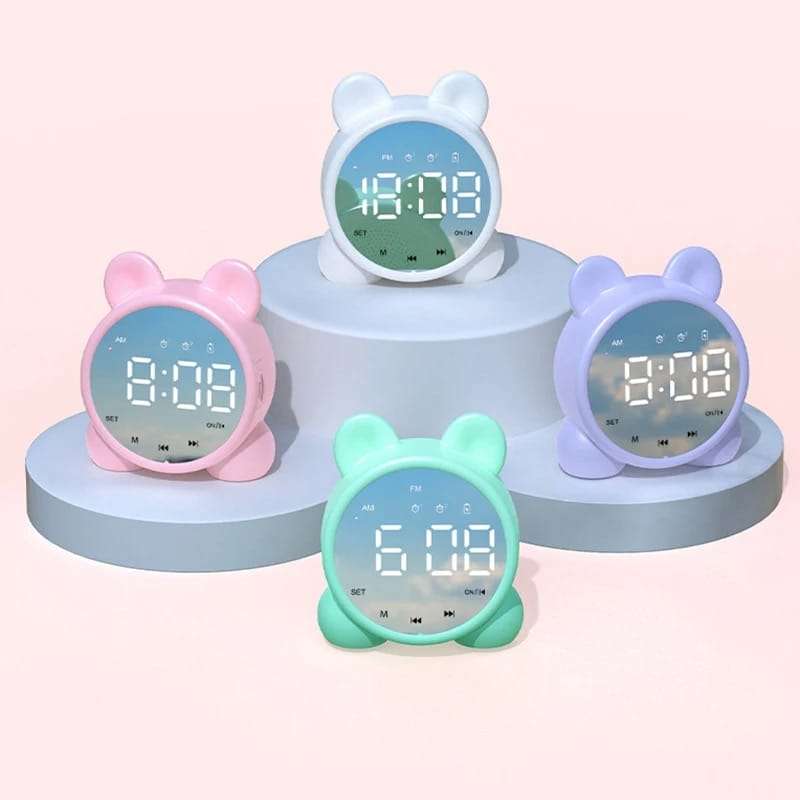Bluetooth MP3 Alarm Clock with LCD Display