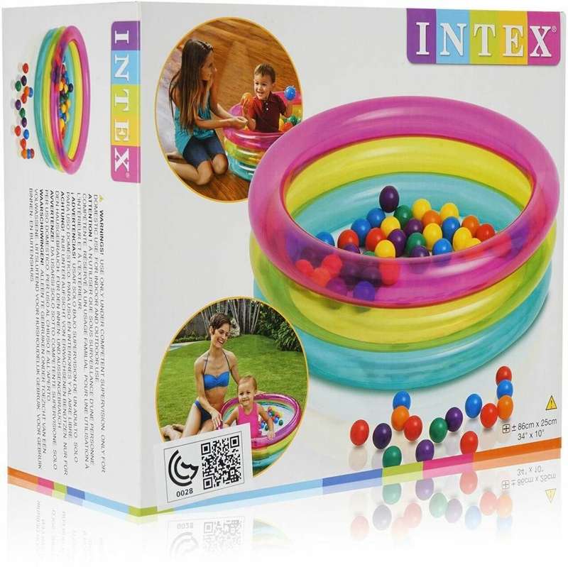 Intex - Ball Pit &amp; 50 Balls 3 Ring