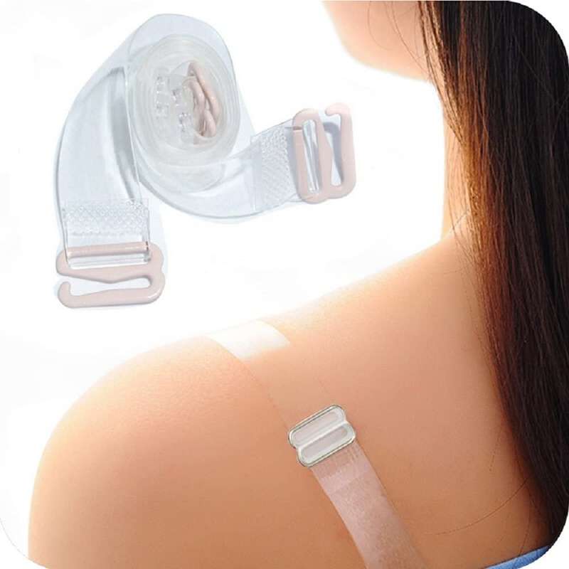4 Pairs Clear Adjustable Bra Straps
