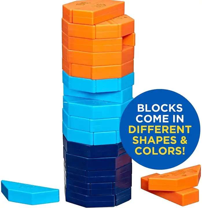 Jenga Octagon Building Blocks Cubes 45 Piece Set