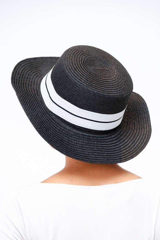 Jordan Summer Sun Beach Hat Black