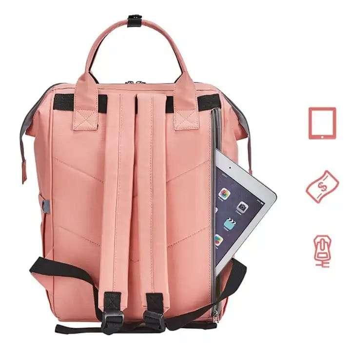 Kids School Universal Backpack With Multiple Compartments Red
