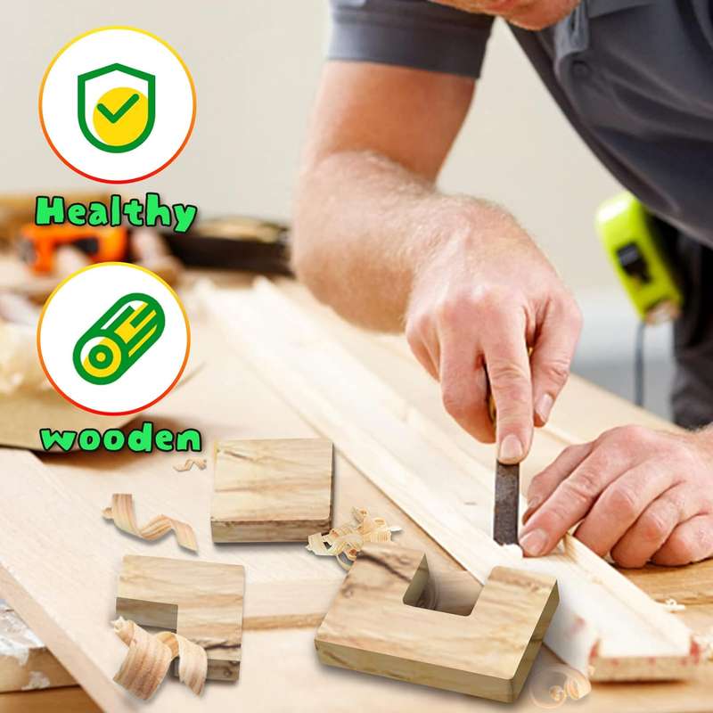 Kids Toy Educational 3D Geometric Wooden Tetris 40 Piece Jigsaw Puzzle