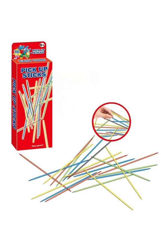 Multicoloured Kids Pick Up Sticks -30 Piece Set