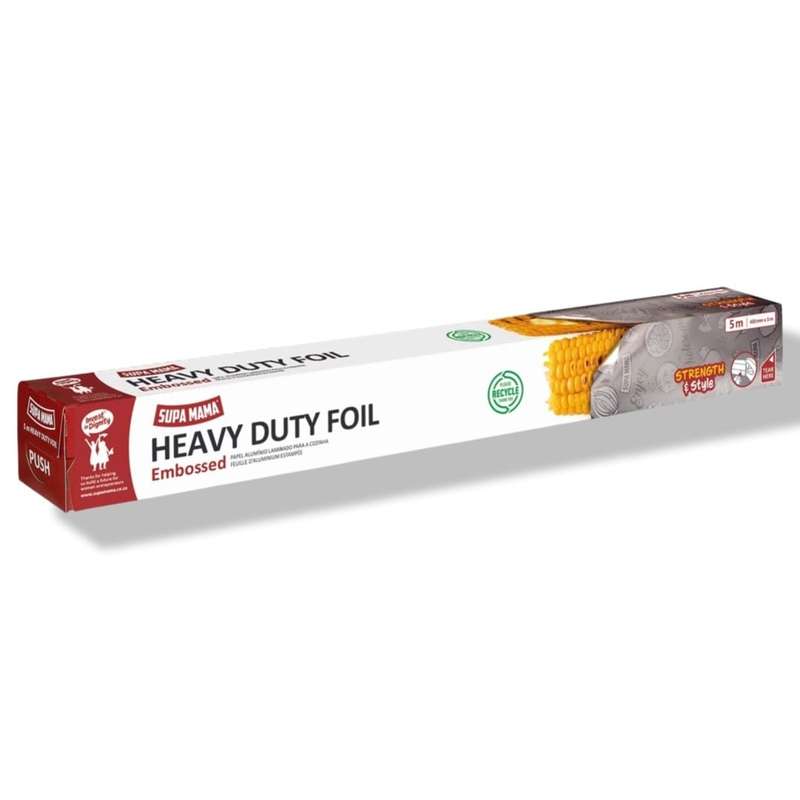Kitchen Foil Embossed Heavy Duty 450mm x 5m