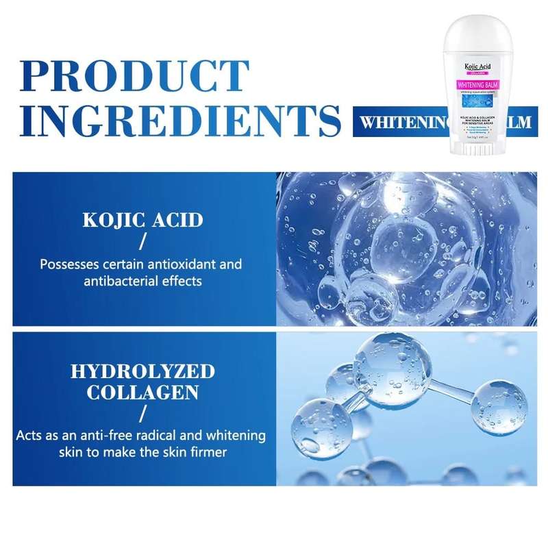 Kojic Acid Collagen Whitening Balm For Sensitive Areas