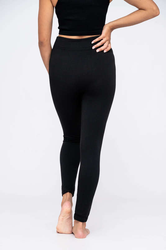 Low Waisted Fleeced Lined Leggings