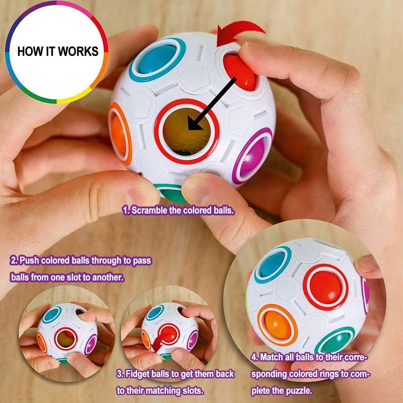 Magic Ball Fidget Toy for Children, Teens &amp; Adults