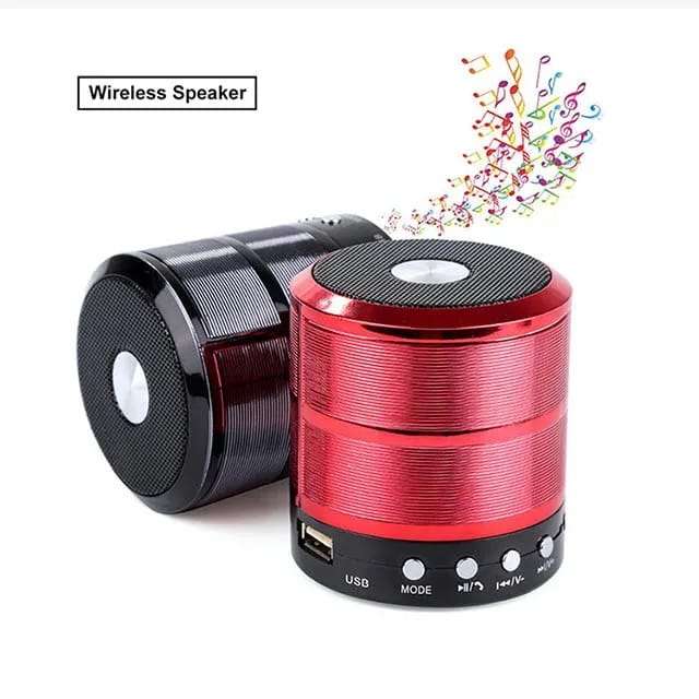 Wireless Portable Bluetooth Speaker Mini WJ-187BT Black