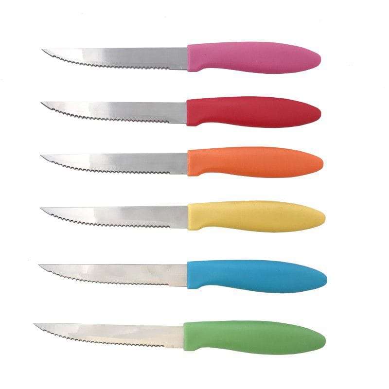 Colourful Steak Knives - 6 Piece Edition